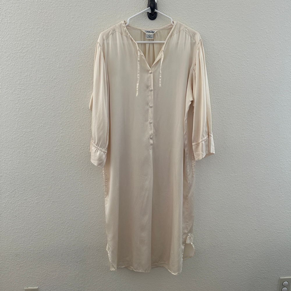 *Unavailable* Williamsburg Silk Nightgown Cream Indie Retro Coquette Aesthetic M